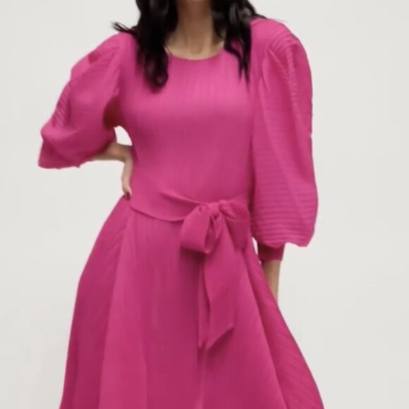 Beulah Style Royal Blue Special Occasion Midi Dress - Picture 2 of 9